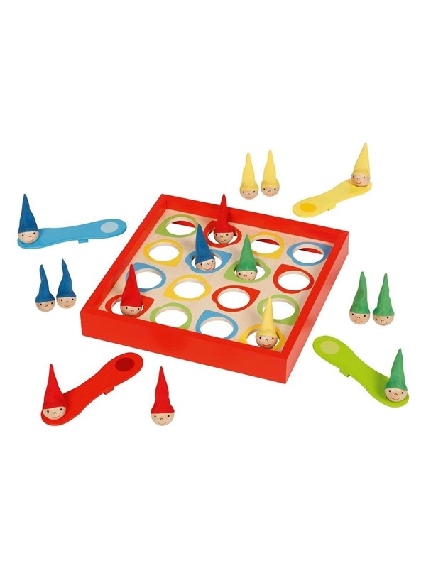 Goki Wooden Game Flying Dwarfs - Diilimurkku