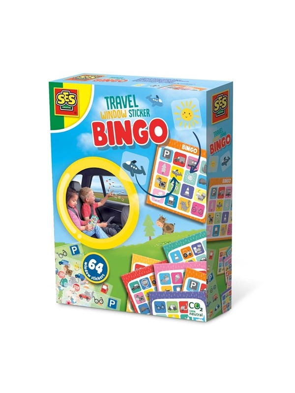 SES Travel Game Window Sticker Bingo - Diilimurkku