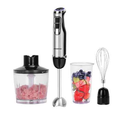 Blender Aigostar Hand Blender Set Stainless Steel 1000W - Diilimurkku