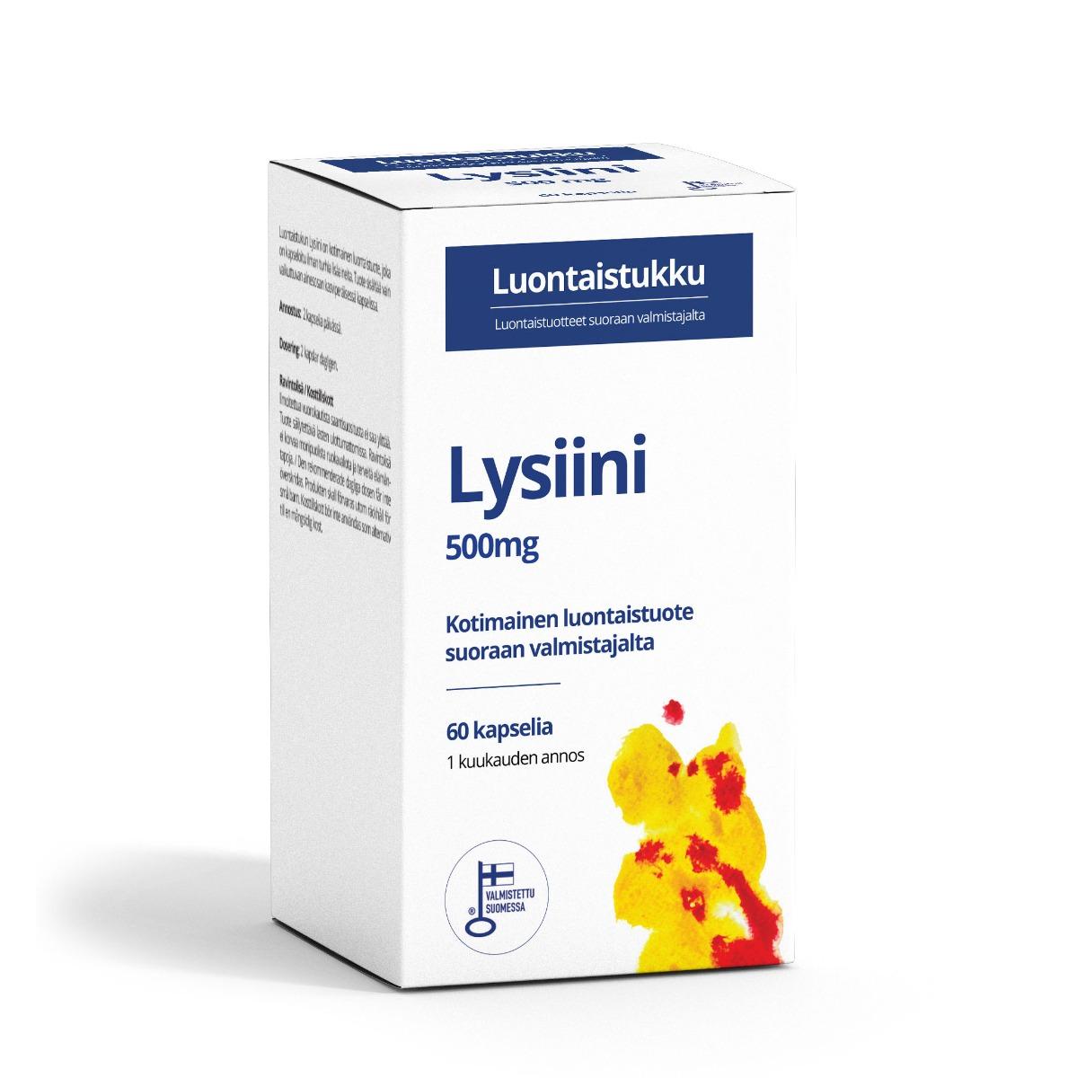 L-Lysiini 500mg - Diilimurkku