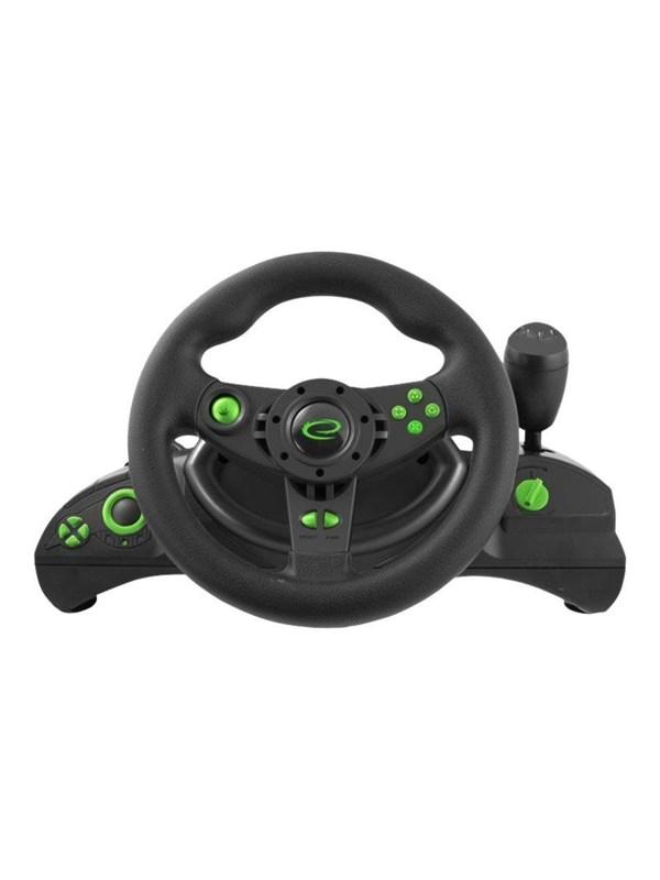 Esperanza NITRO Steering Wheel & Pedal Set - Diilimurkku