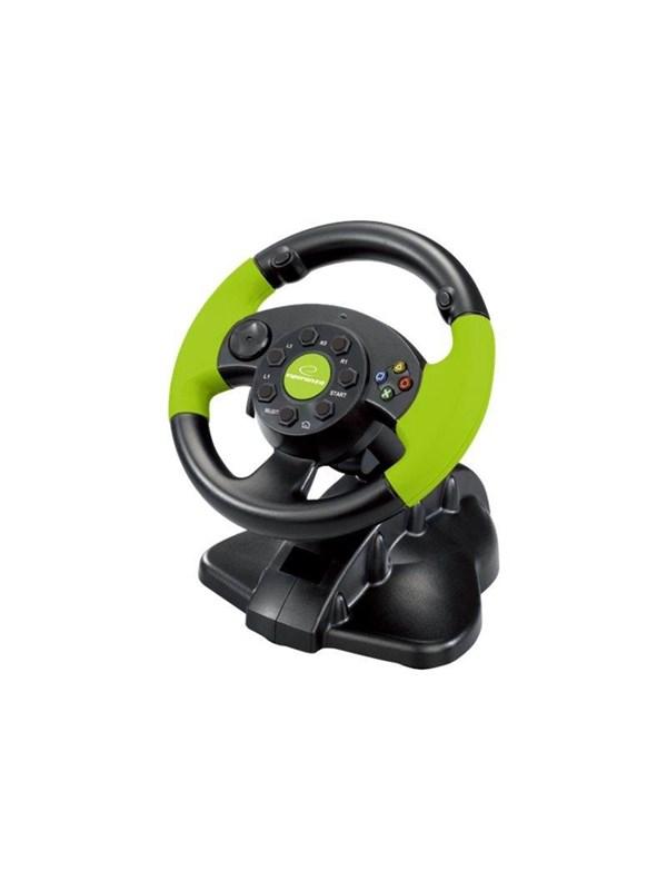 Esperanza NITRO Steering Wheel & Pedal Set - Diilimurkku