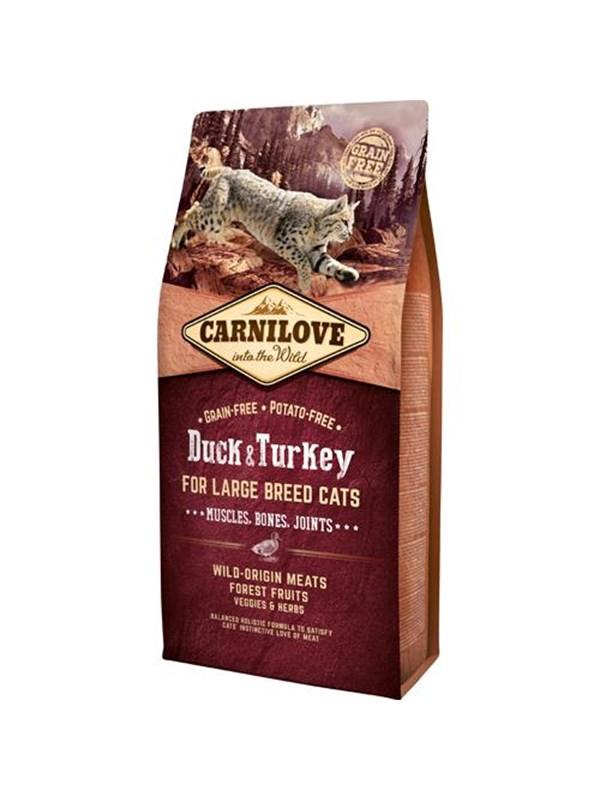 Carnilove Duck & Turkey for Large Breed Cats - Diilimurkku