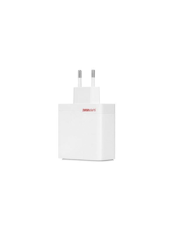 OnePlus SUPERVOOC USB-C Dual Ports Power Adapter - Diilimurkku