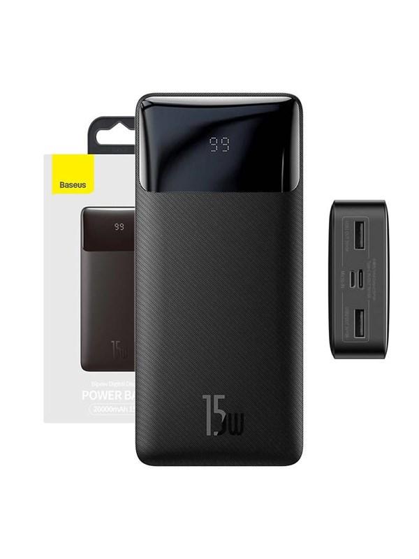 Baseus Bipow Powerbank 20000mAh - Diilimurkku