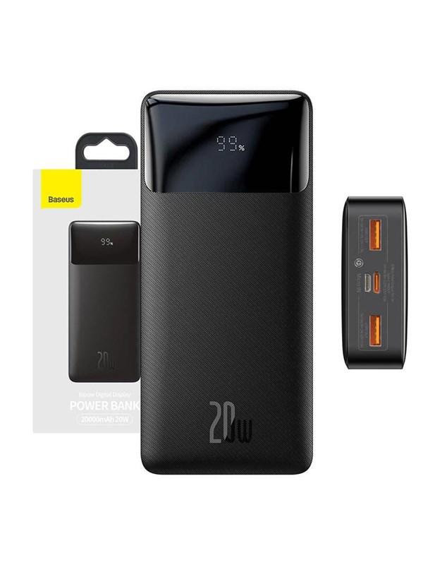 Baseus Bipow Powerbank 20000mAh - Diilimurkku
