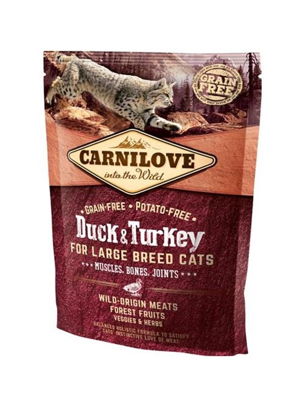 Carnilove Duck & Turkey for Large Breed Cats - Diilimurkku