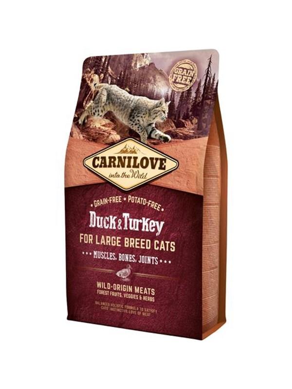 Carnilove Duck & Turkey for Large Breed Cats - Diilimurkku