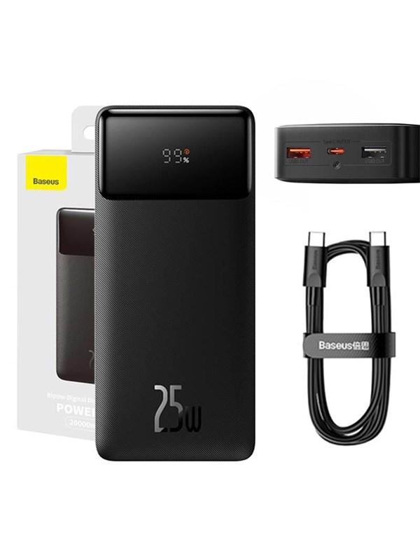 Baseus Bipow Powerbank 20000mAh - Diilimurkku
