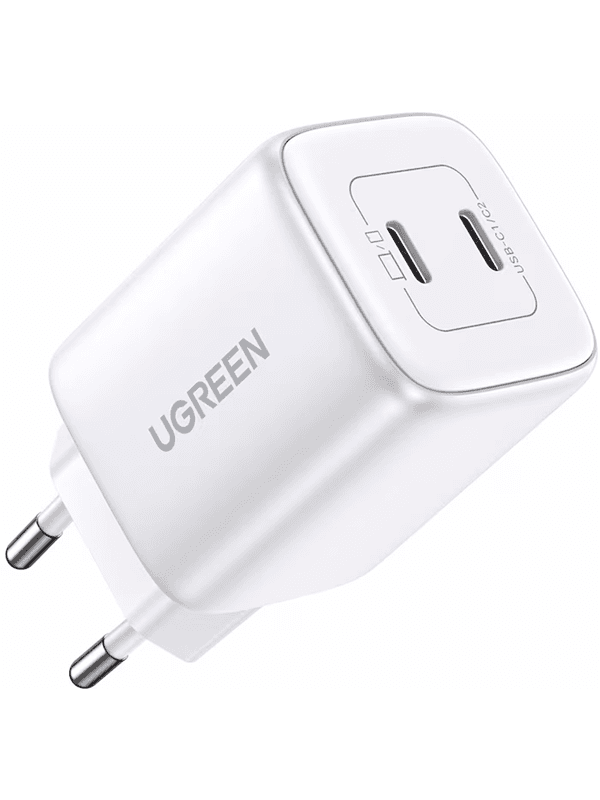 UGREEN Nexode GaN 45W Dual USB-C PD Charger - Diilimurkku