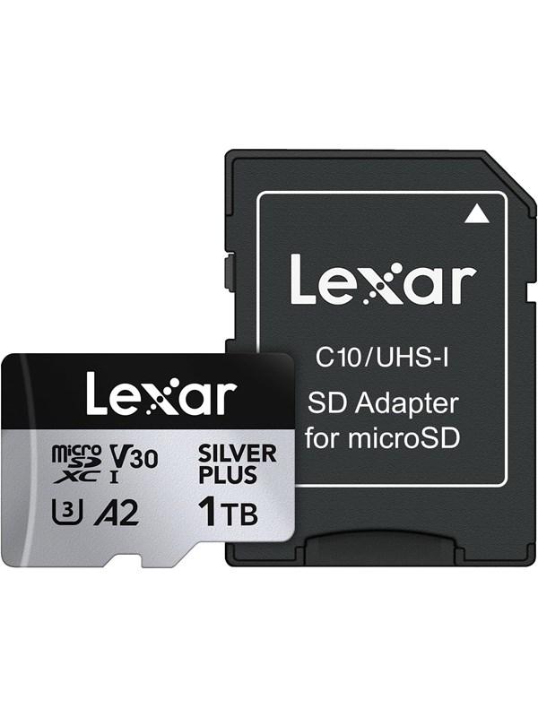 Lexar Professional Silver Plus MicroSD/SD - Diilimurkku