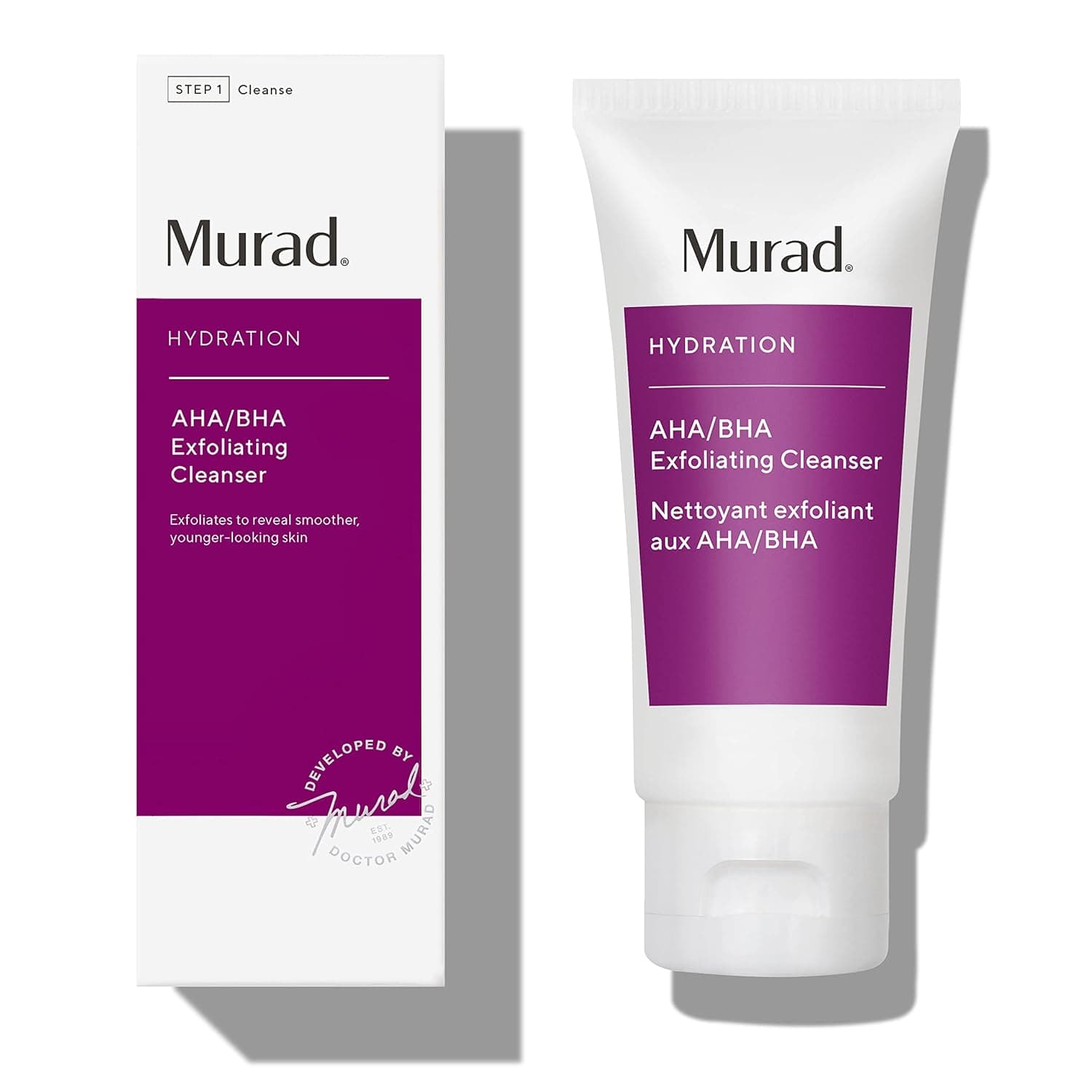 Murad Hydration AHA/BHA Exfoliating Cleanser - Product overview Murad Hydration AHA/BHA Exfoliating Cleanser - Product overview image