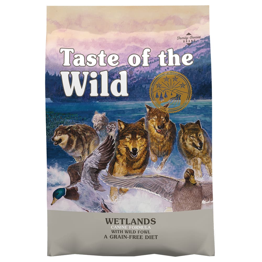 2x12,2kg Wetlands Canine Taste of the Wild Koiranruoka - Diilimurkku - Click to view full gallery 2x12,2kg Wetlands Canine Taste of the Wild Koiranruoka - Diilimurkku - Main product gallery image