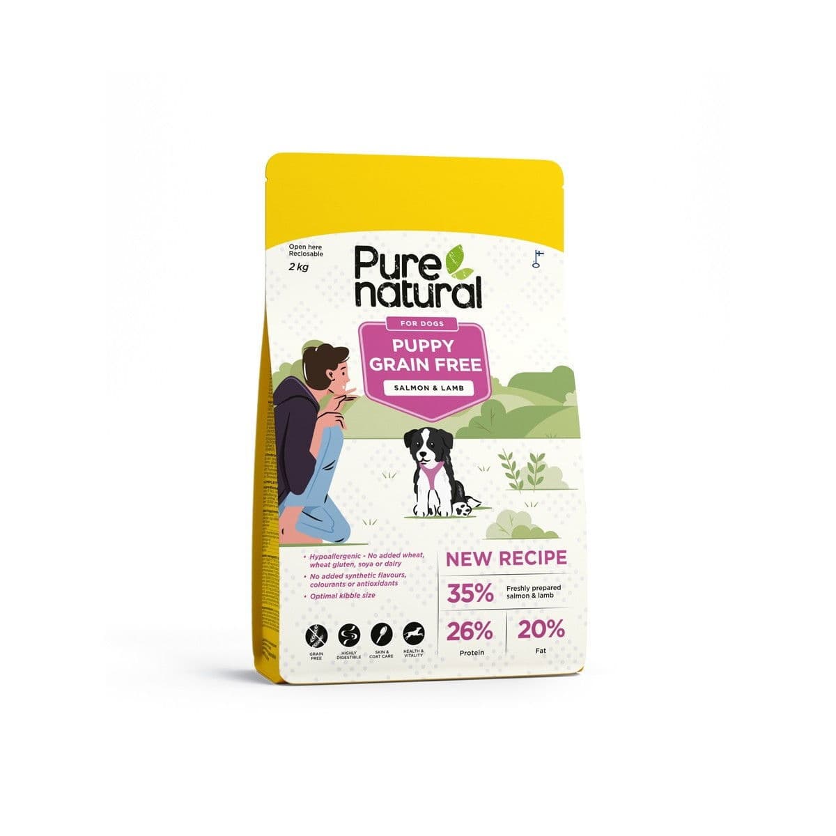Purenatural Puppy Grain Free Salmon & Lamb - Diilimurkku - Click to view full gallery Purenatural Puppy Grain Free Salmon & Lamb - Diilimurkku - Main product gallery image